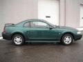 2000 Amazon Green Metallic Ford Mustang V6 Coupe  photo #4