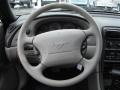 Medium Graphite 2000 Ford Mustang V6 Coupe Steering Wheel