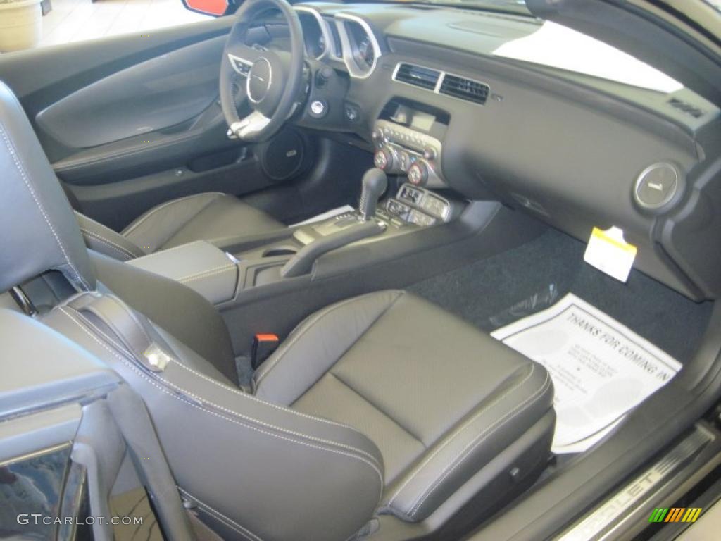 Black Interior 2011 Chevrolet Camaro SS/RS Convertible Photo #46621330