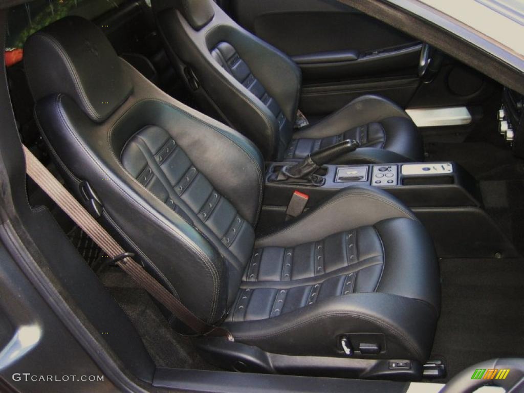 Nero (Black) Interior 2006 Ferrari F430 Coupe F1 Photo #46621576