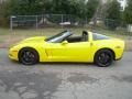 Velocity Yellow 2007 Chevrolet Corvette Coupe Exterior