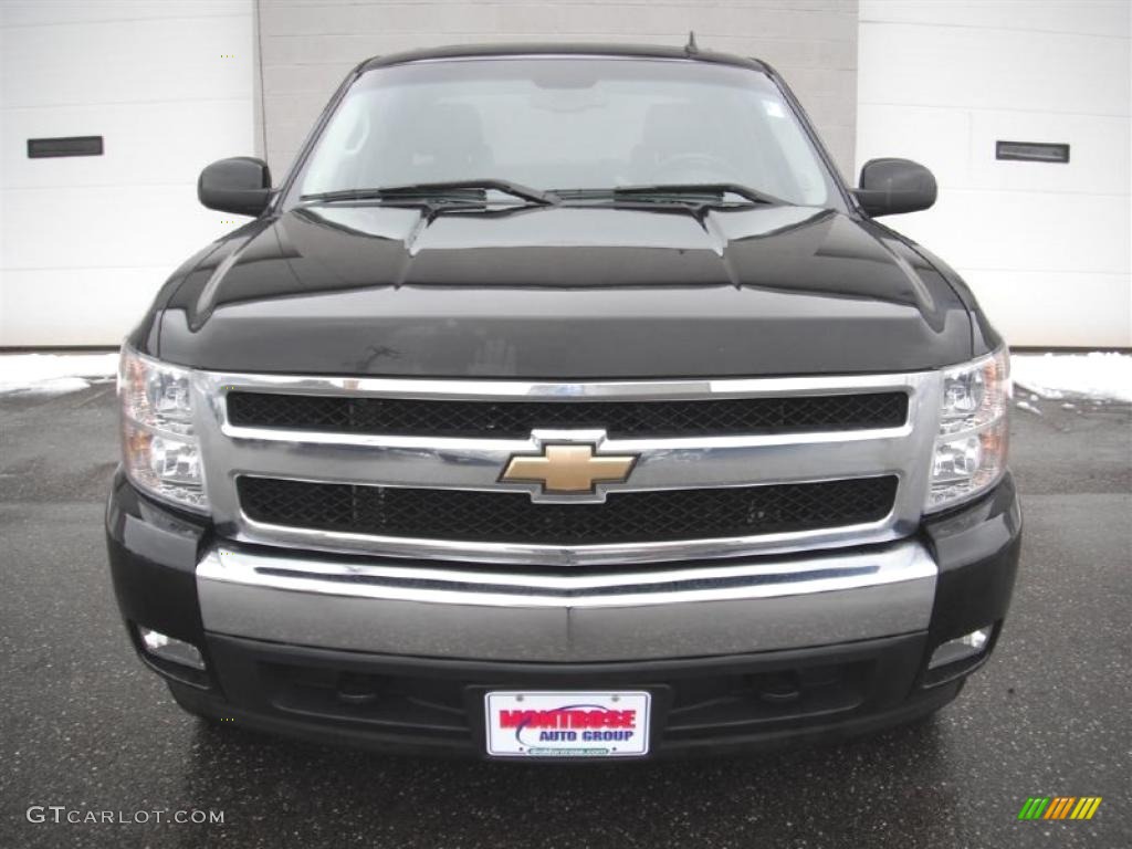 2008 Silverado 1500 LTZ Crew Cab 4x4 - Black / Ebony photo #7