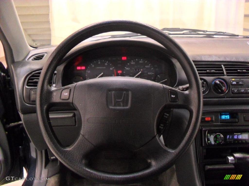 1997 Accord LX Sedan - Mystic Blue Pearl / Gray photo #13