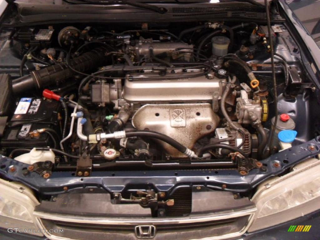 1997 Accord LX Sedan - Mystic Blue Pearl / Gray photo #23