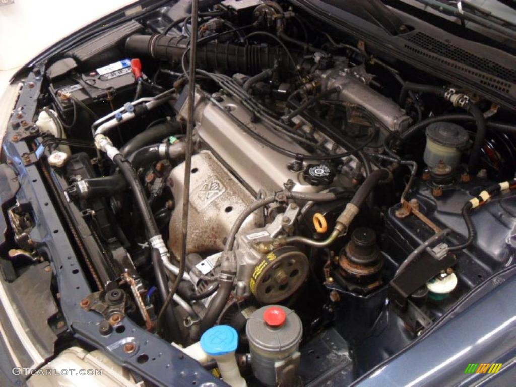 1997 Accord LX Sedan - Mystic Blue Pearl / Gray photo #24