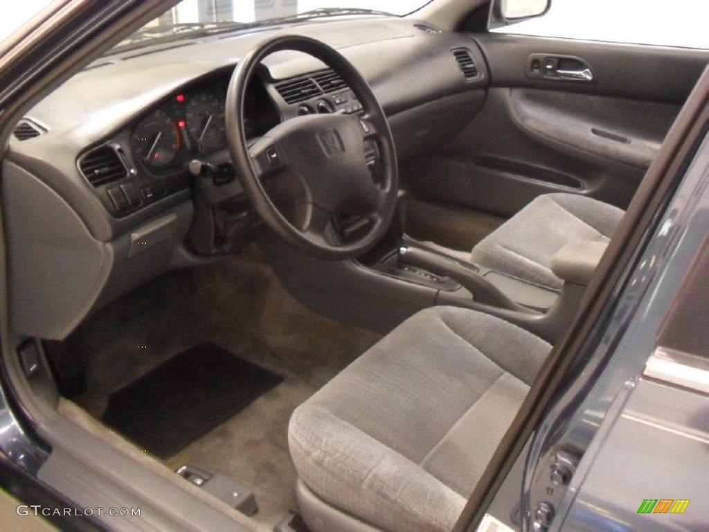 1997 Accord LX Sedan - Mystic Blue Pearl / Gray photo #26