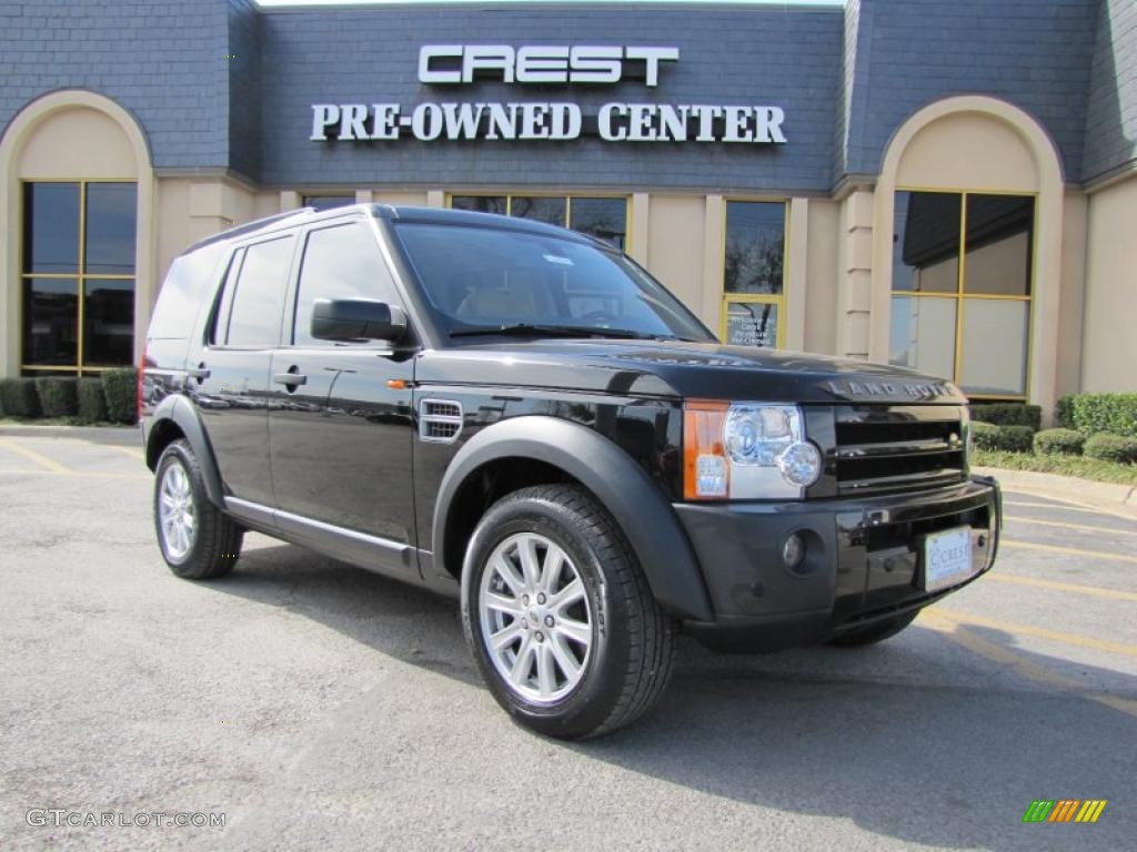 2008 LR3 V8 SE - Java Black Pearlescent / Alpaca Beige photo #1