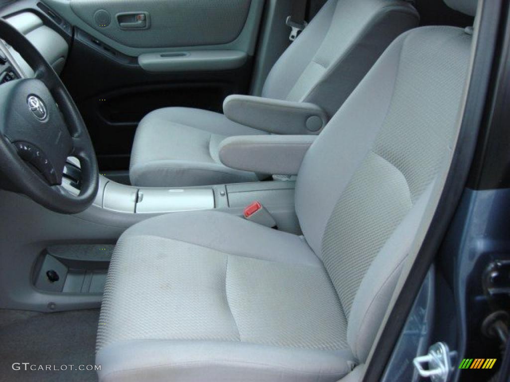 Ash Gray Interior 2007 Toyota Highlander Hybrid 4WD Photo #46623118