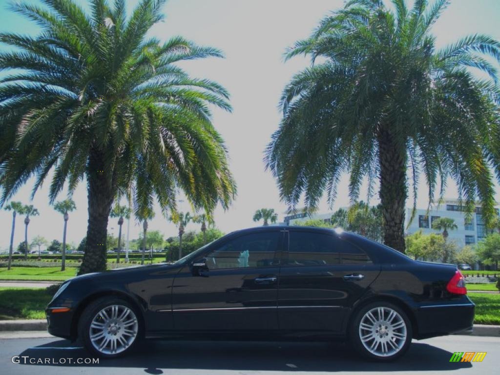 Black Mercedes-Benz E