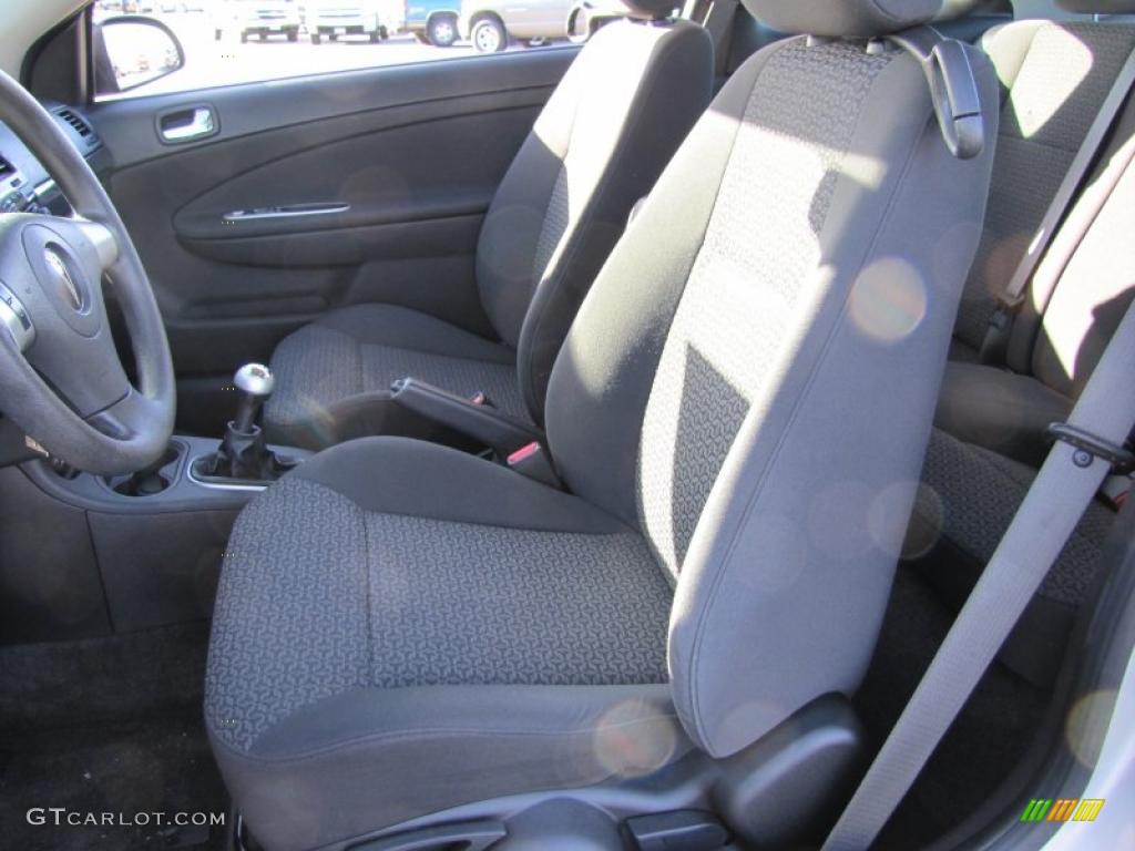 Ebony Interior 2008 Pontiac G5 Standard G5 Model Photo #46625185