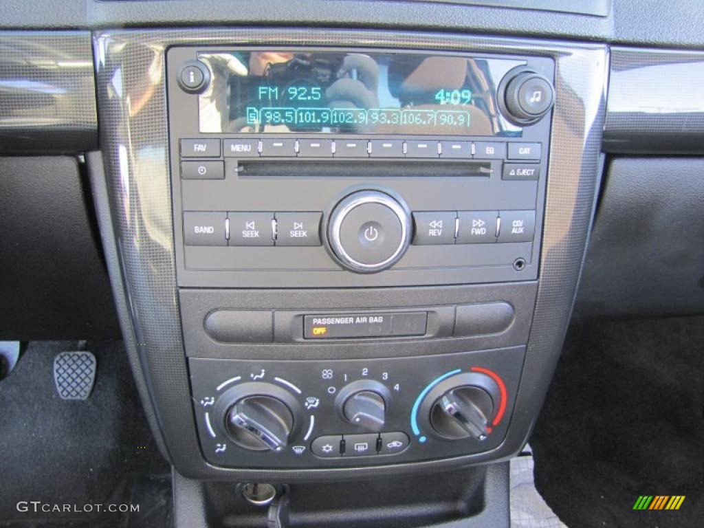 2008 Pontiac G5 Standard G5 Model Controls Photos