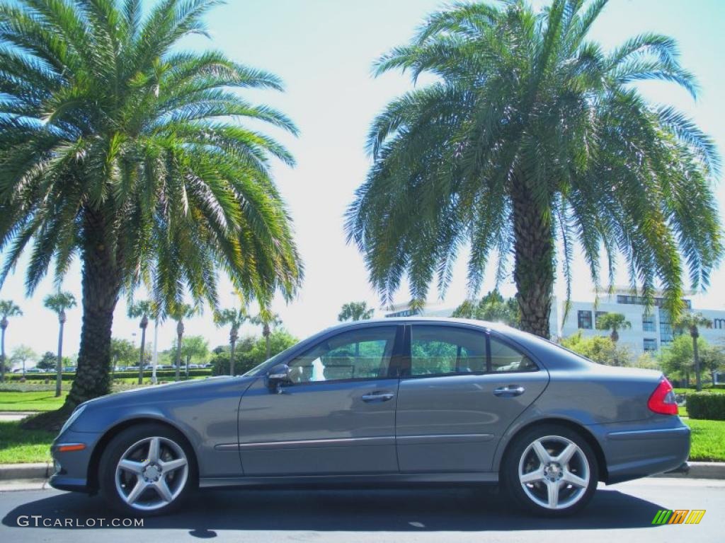 Flint Grey Metallic 2008 Mercedes-Benz E 350 Sedan Exterior Photo #46625410