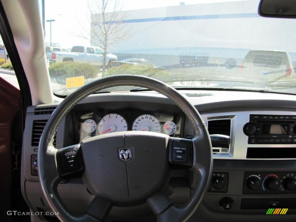 2008 Ram 1500 Big Horn Edition Quad Cab 4x4 - Sunburst Orange Pearl / Medium Slate Gray photo #11