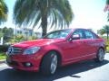 2008 Mars Red Mercedes-Benz C 350 Sport  photo #2