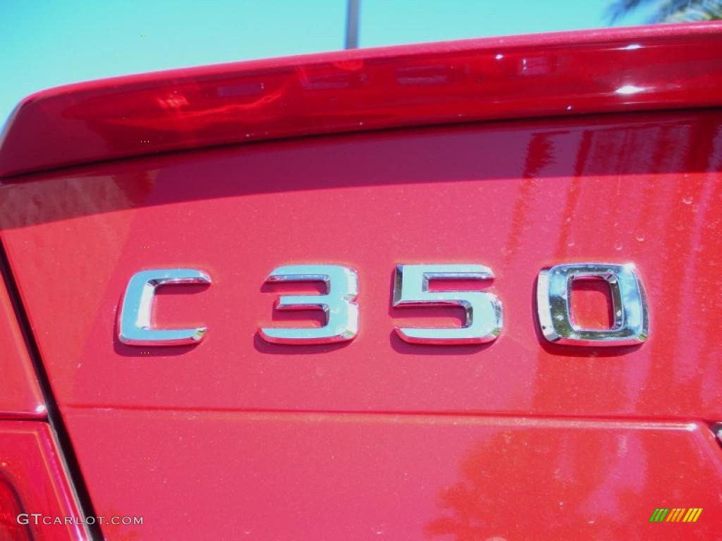 2008 C 350 Sport - Mars Red / Grey/Black photo #9