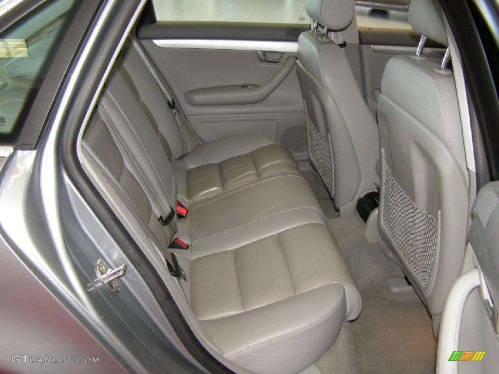 2005 A4 2.0T quattro Sedan - Quartz Gray Metallic / Platinum photo #12
