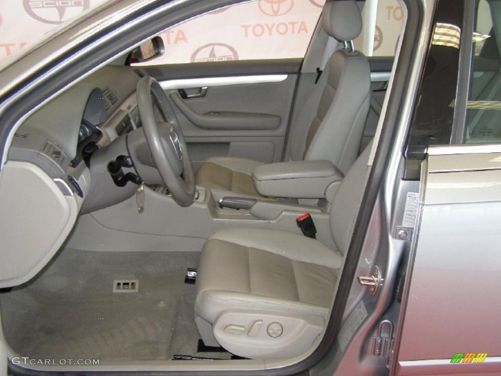 Platinum Interior 2005 Audi A4 2.0T quattro Sedan Photo #46626361