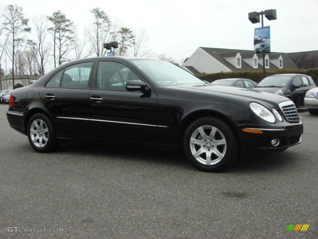 Black 2009 Mercedes-Benz E 320 BlueTEC Sedan Exterior Photo #46626550