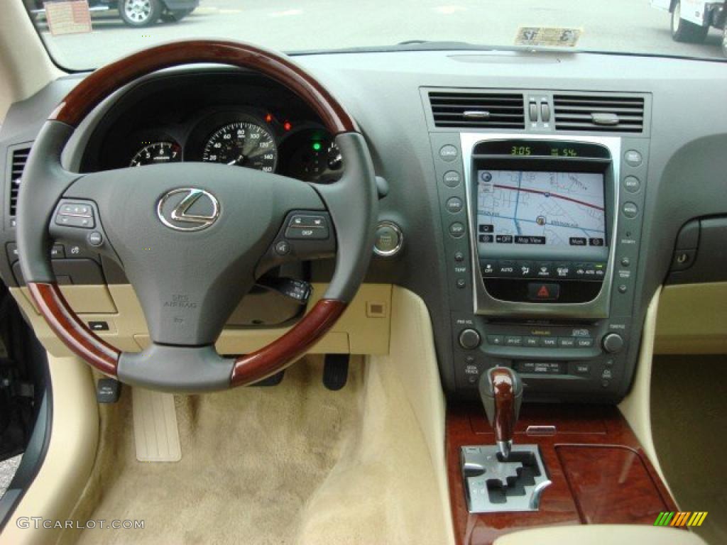 2008 Lexus GS 350 AWD Cashmere Dashboard Photo #46626964