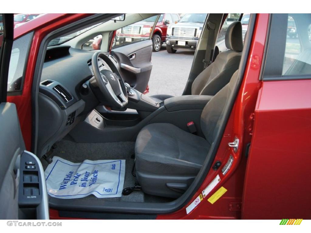 Dark Gray Interior 2010 Toyota Prius Hybrid II Photo #46629358