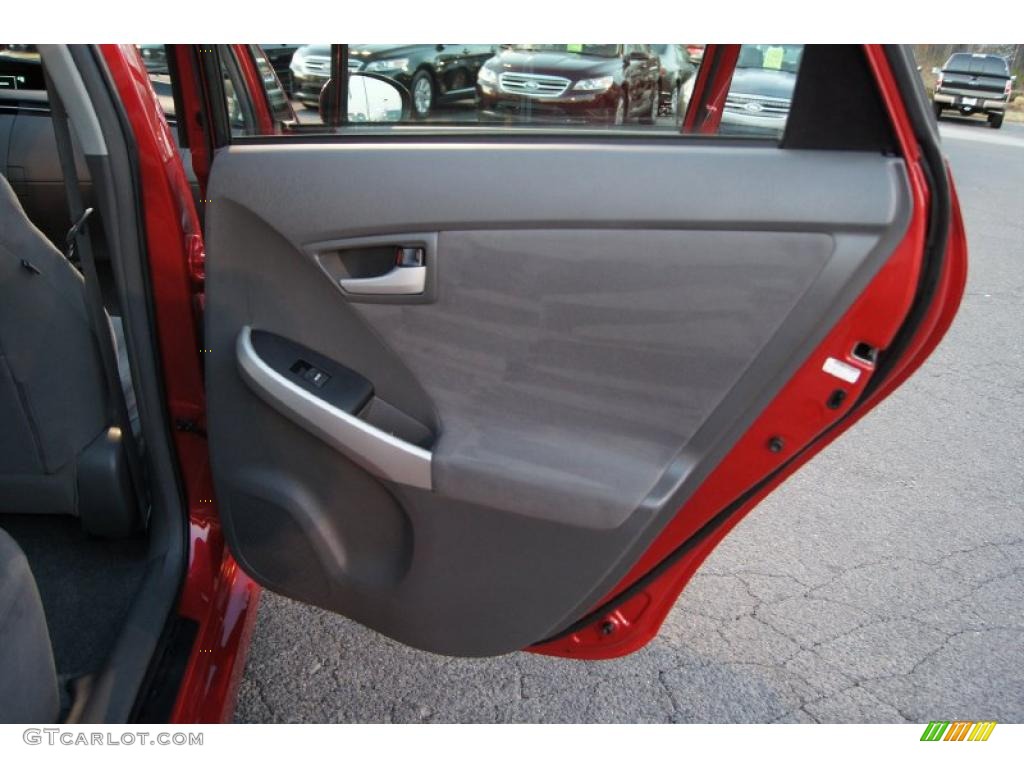 2010 Toyota Prius Hybrid II Dark Gray Door Panel Photo #46629370