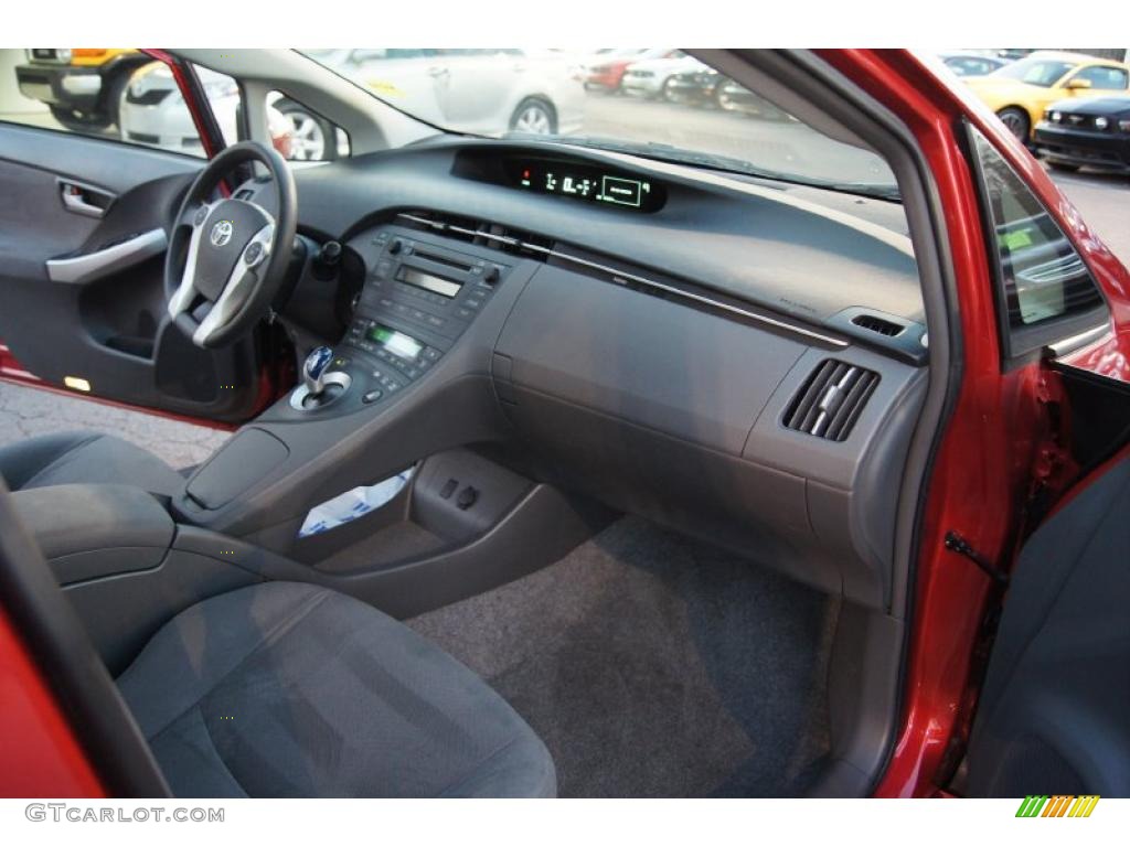 2010 Toyota Prius Hybrid II Dark Gray Dashboard Photo #46629379