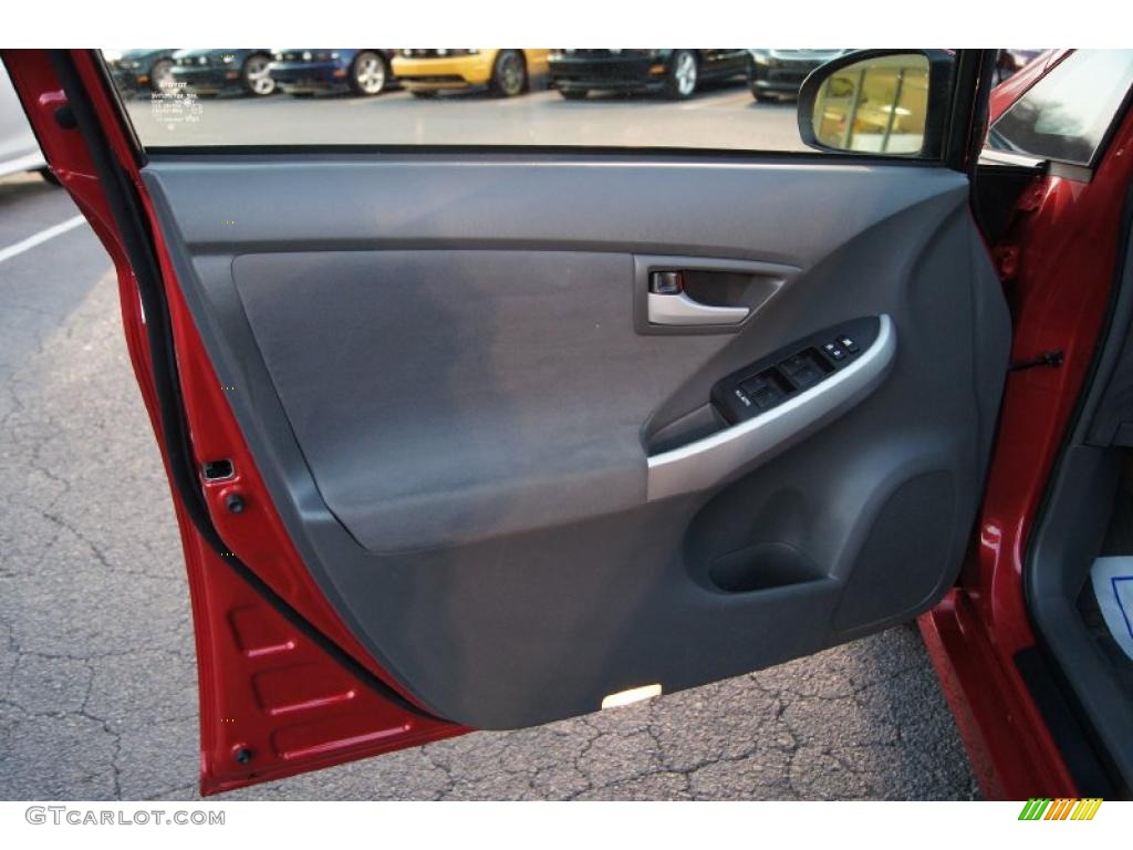 2010 Toyota Prius Hybrid II Dark Gray Door Panel Photo #46629391