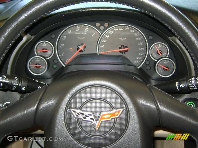 2005 Corvette Convertible - Precision Red / Ebony photo #36