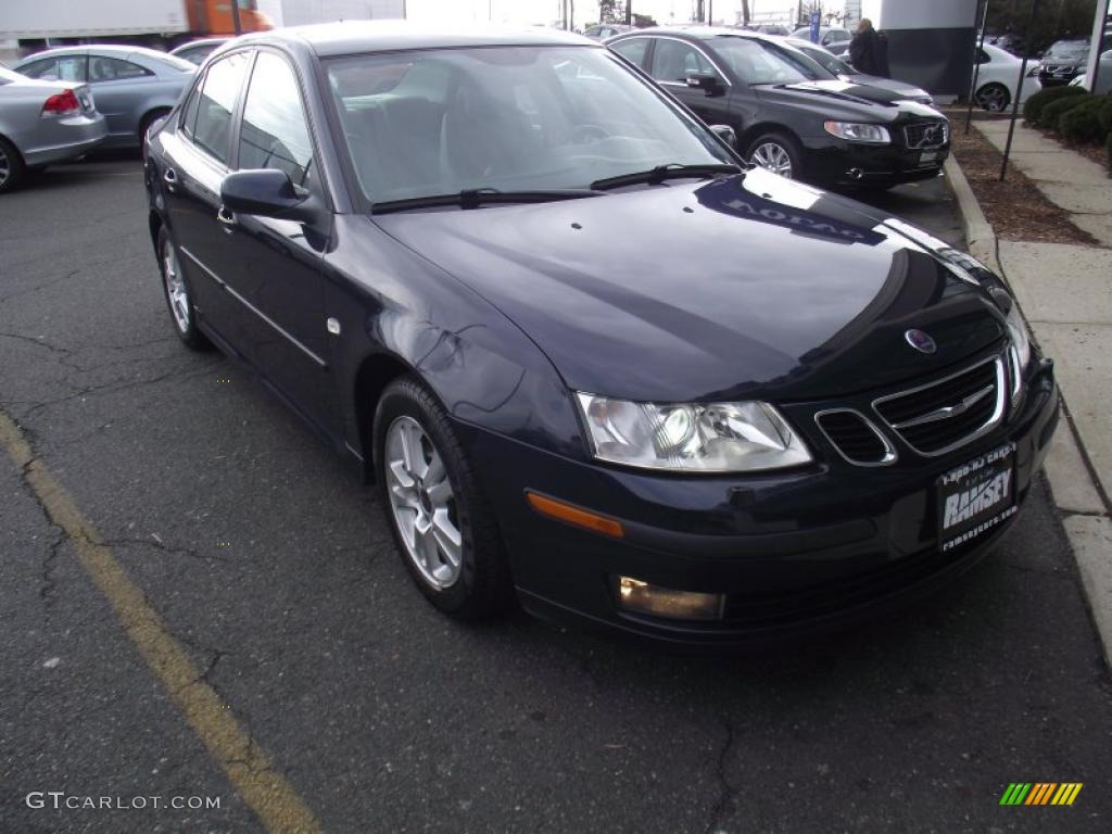 2006 9-3 2.0T Sport Sedan - Nocturne Blue Metallic / Parchment photo #1