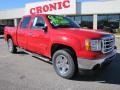 2010 Fire Red GMC Sierra 1500 SLE Crew Cab 4x4  photo #1
