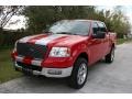 2004 Bright Red Ford F150 XLT SuperCrew 4x4  photo #1