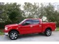 2004 Bright Red Ford F150 XLT SuperCrew 4x4  photo #3