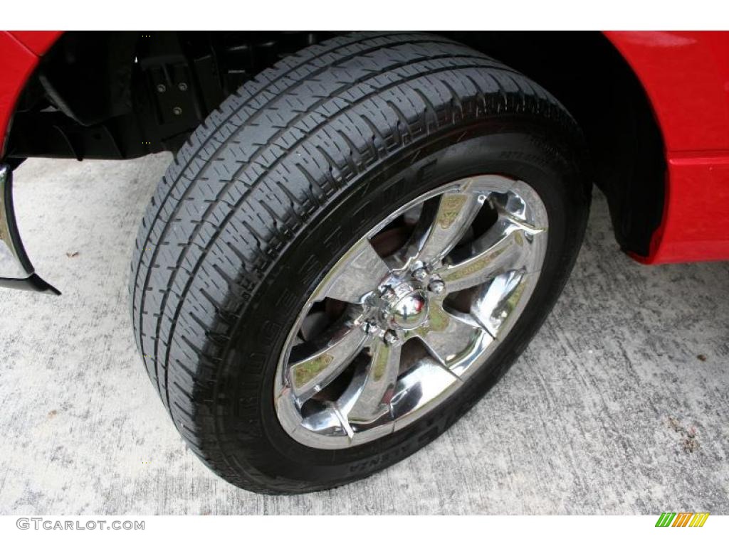 2004 F150 XLT SuperCrew 4x4 - Bright Red / Medium/Dark Flint photo #27