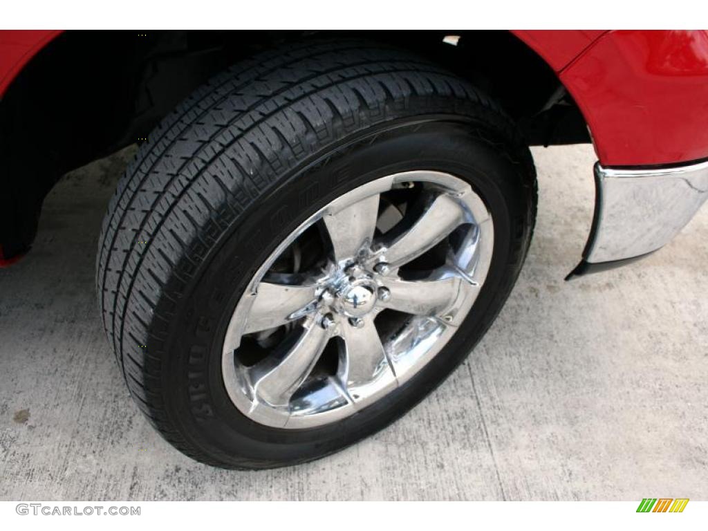 2004 F150 XLT SuperCrew 4x4 - Bright Red / Medium/Dark Flint photo #28