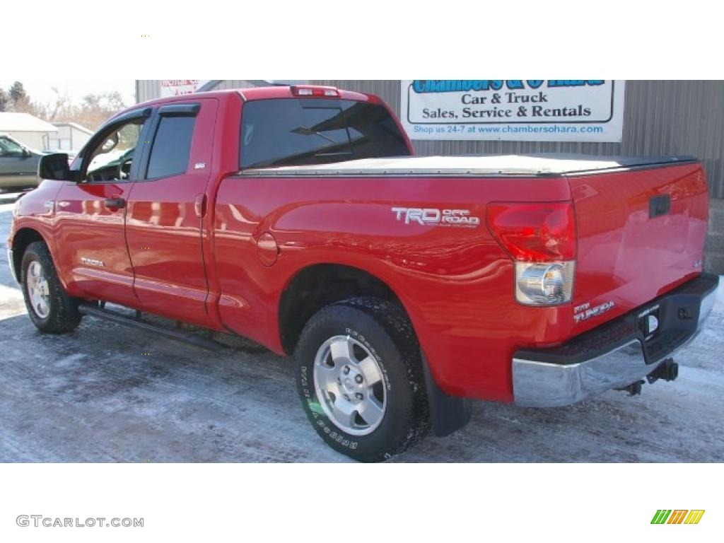 2007 Tundra SR5 TRD Double Cab 4x4 - Radiant Red / Graphite Gray photo #10