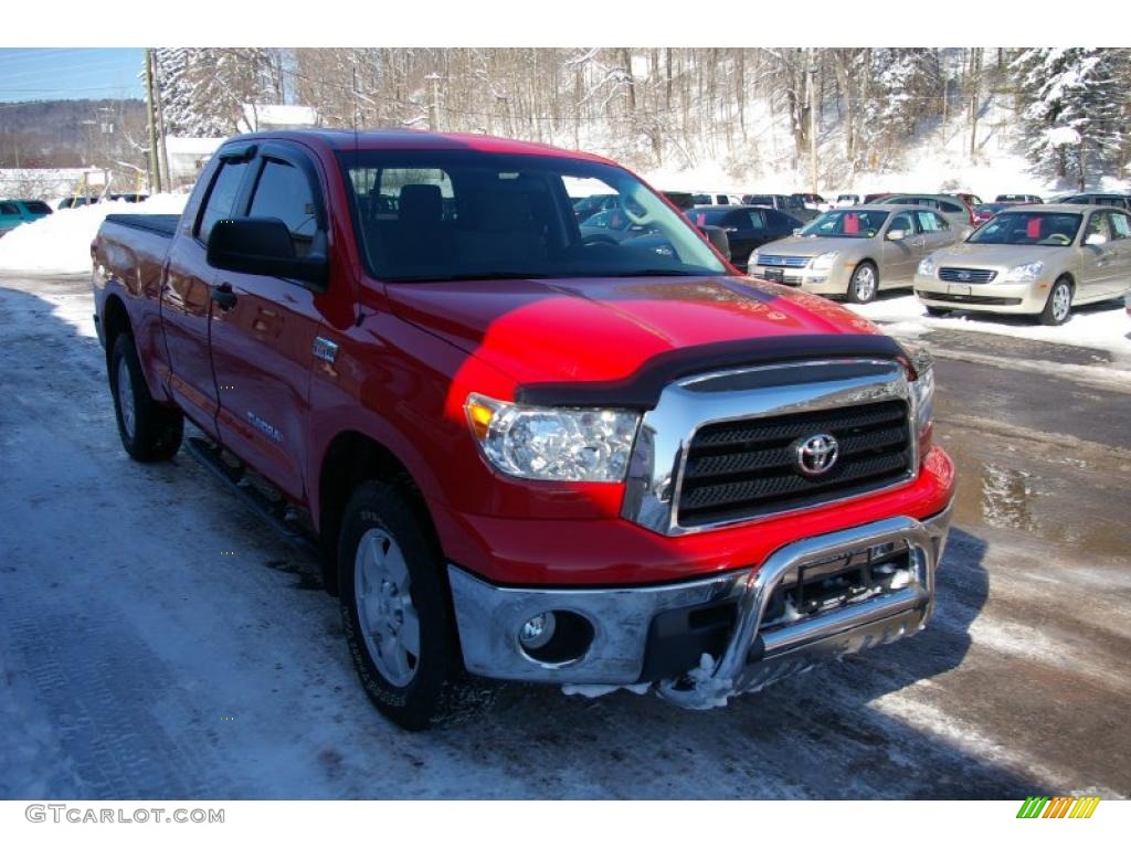 2007 Tundra SR5 TRD Double Cab 4x4 - Radiant Red / Graphite Gray photo #13