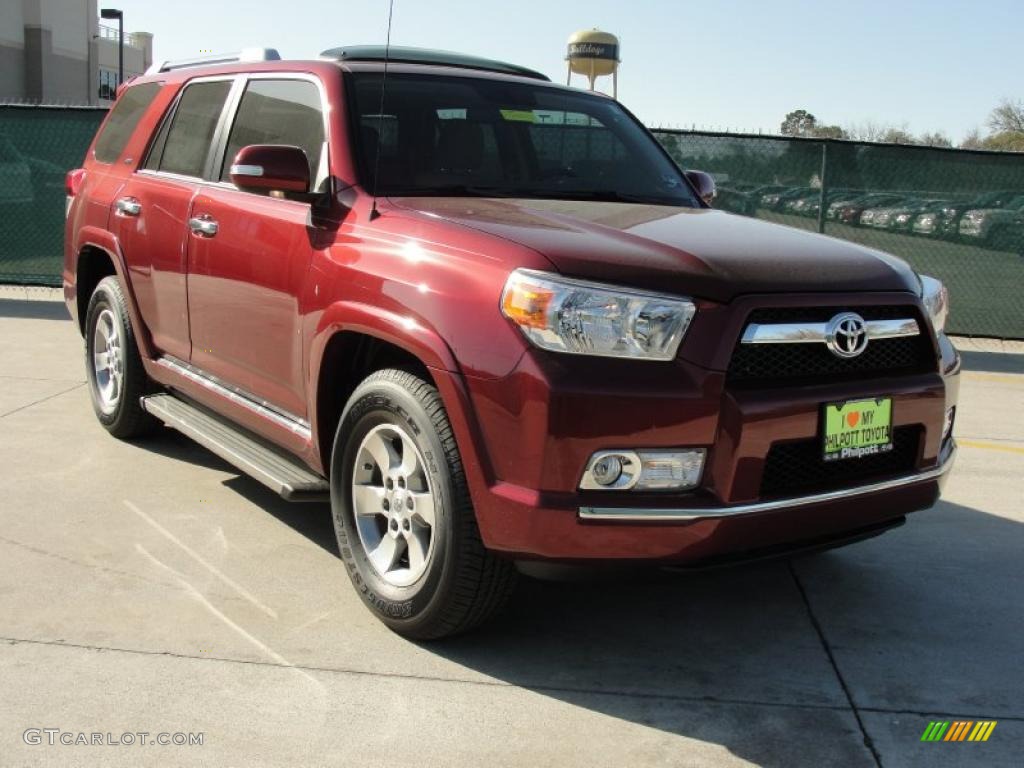 2011 4Runner SR5 - Salsa Red Pearl / Sand Beige photo #1