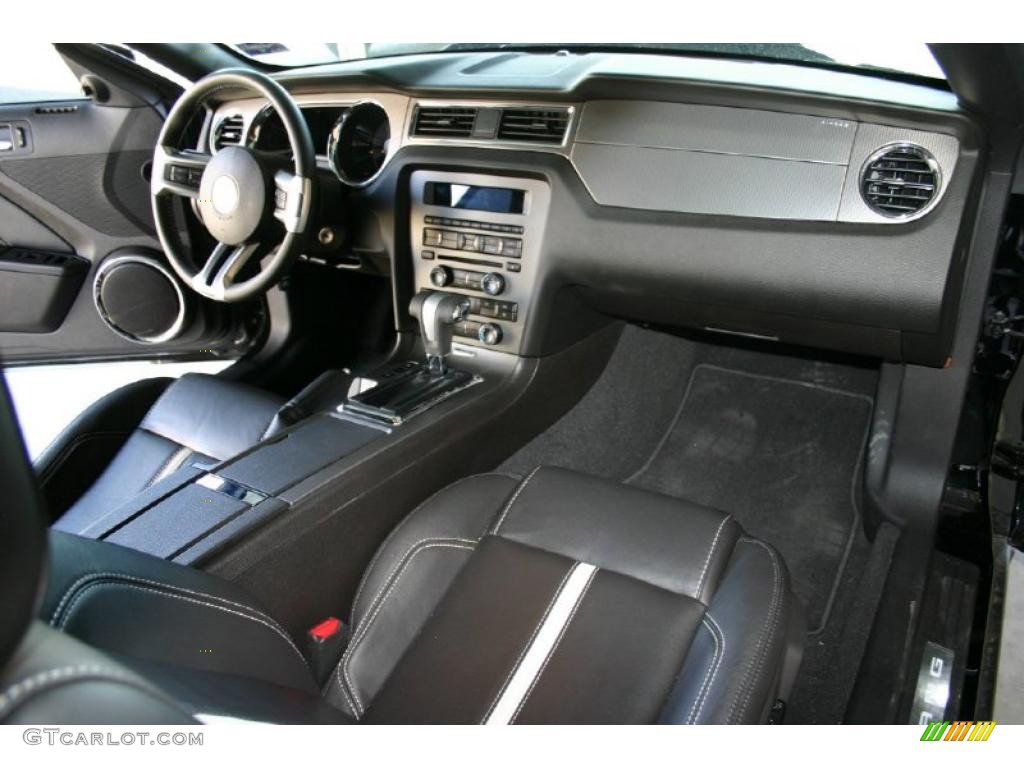 Charcoal Black/Cashmere Interior 2010 Ford Mustang GT Premium Convertible Photo #46635275