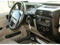 2003 Jeep Wrangler Khaki Interior Dashboard Photo