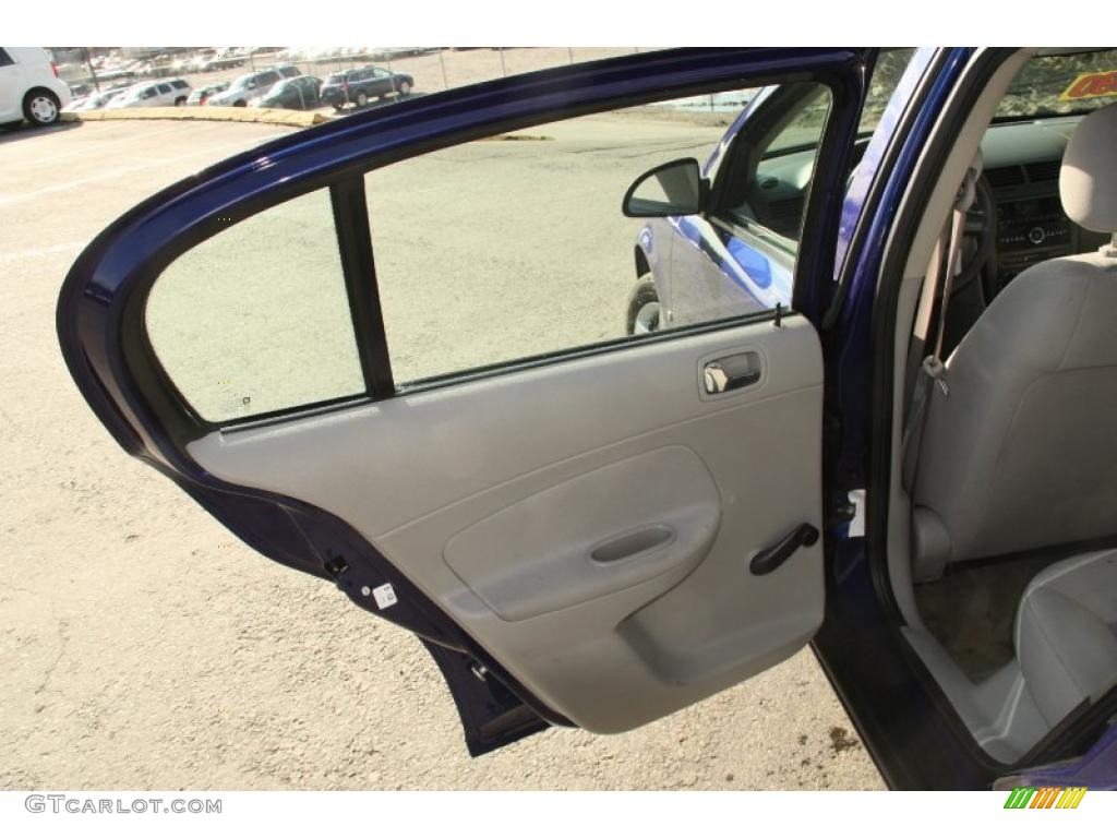 2007 Cobalt LS Sedan - Laser Blue Metallic / Gray photo #14