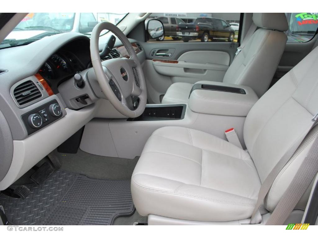 Dark Titanium/Light Titanium Interior 2010 GMC Sierra 1500 SLT Extended Cab 4x4 Photo #46637861