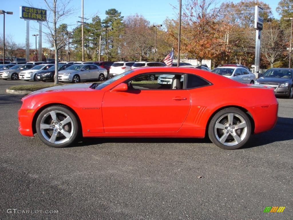 Victory Red 2010 Chevrolet Camaro SS Coupe Exterior Photo #46639649