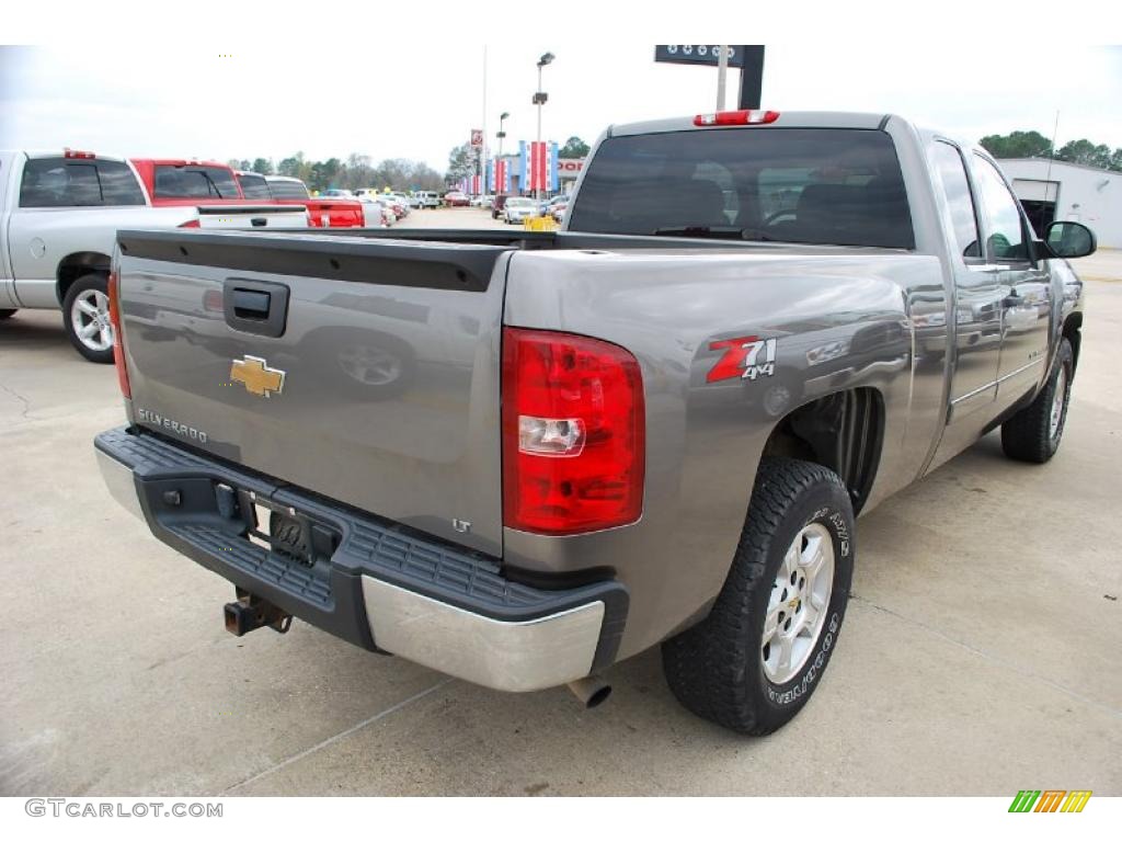 2008 Silverado 1500 Z71 Extended Cab 4x4 - Graystone Metallic / Light Titanium/Dark Titanium photo #7