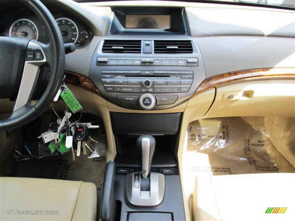 2008 Honda Accord EX-L Sedan Ivory Dashboard Photo #46640216