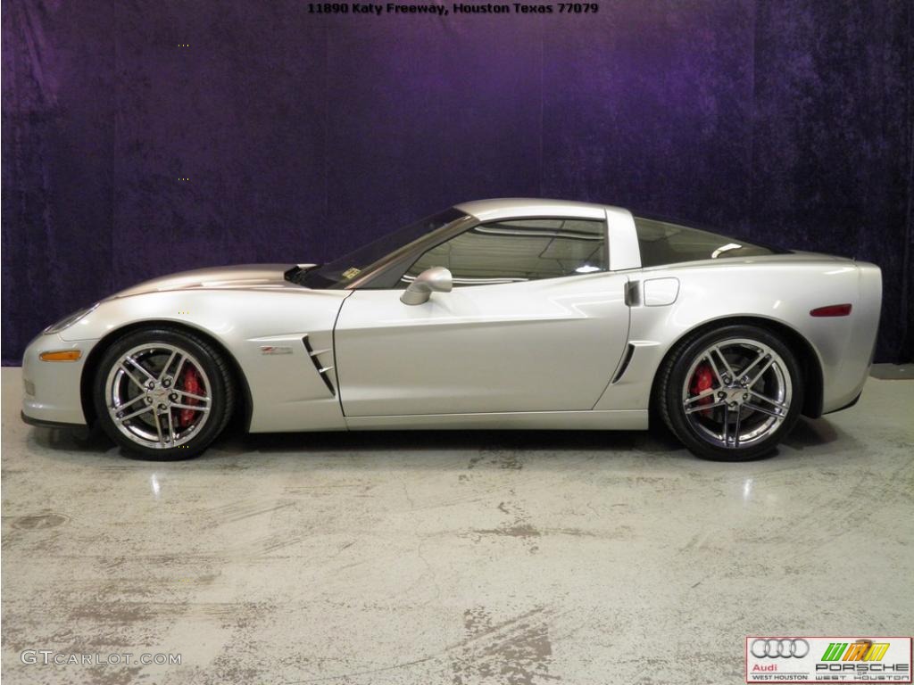 2007 Corvette Z06 - Machine Silver Metallic / Titanium photo #6