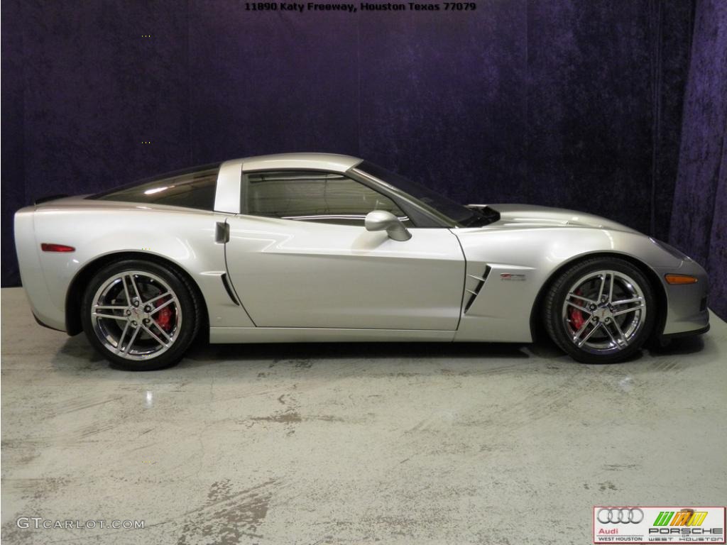2007 Corvette Z06 - Machine Silver Metallic / Titanium photo #7