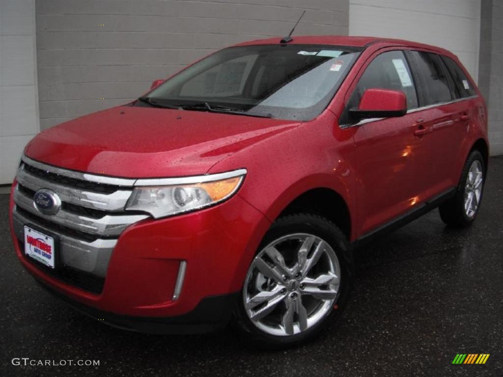 2011 Edge Limited AWD - Red Candy Metallic / Charcoal Black photo #1