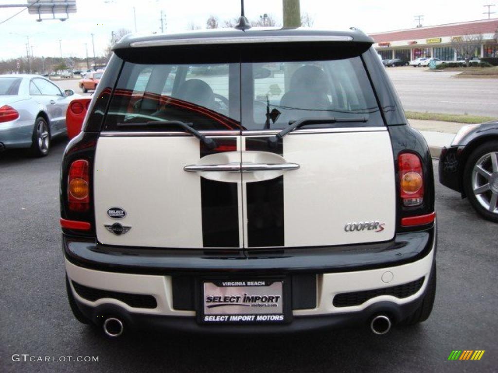 2009 Cooper S Clubman - Pepper White / Punch Carbon Black Leather photo #4