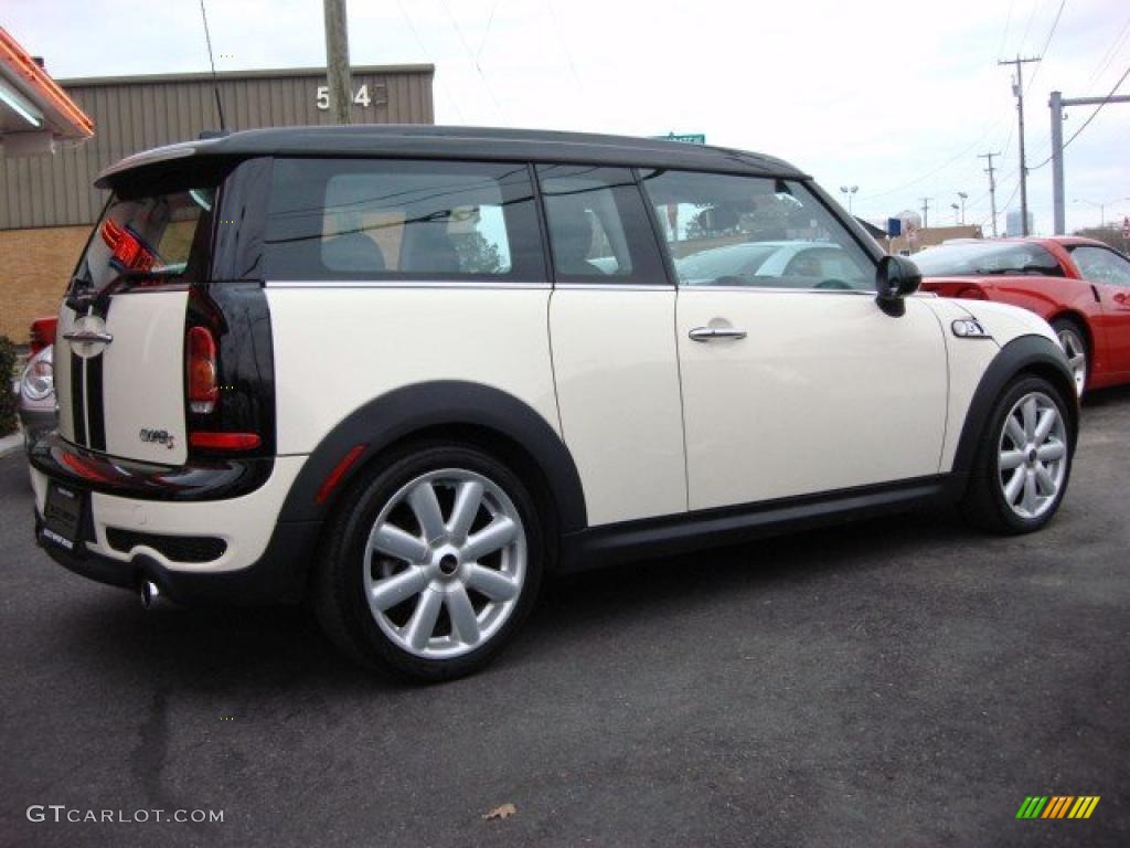 2009 Cooper S Clubman - Pepper White / Punch Carbon Black Leather photo #5