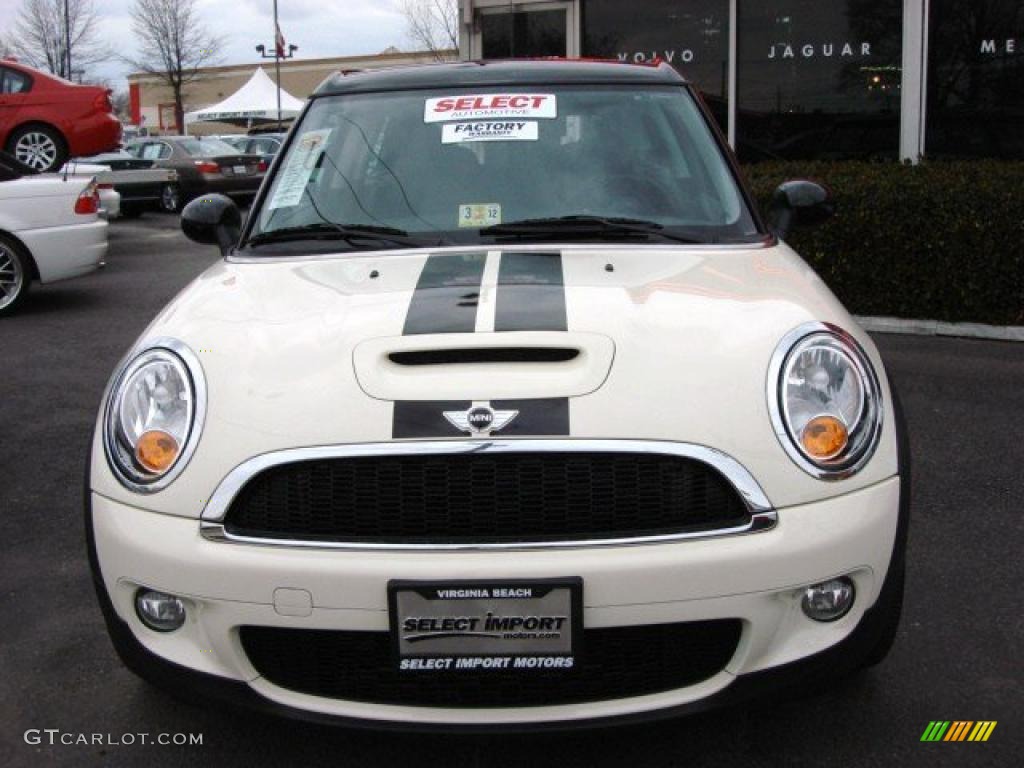2009 Cooper S Clubman - Pepper White / Punch Carbon Black Leather photo #7